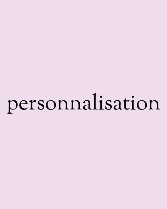 Personnalisation